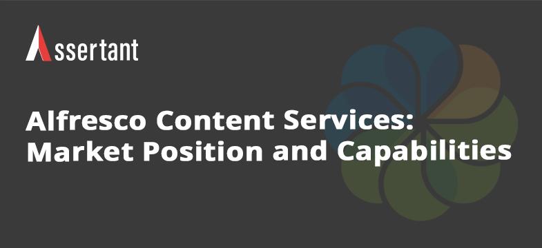 Assertant article thumbnail on Alfresco Content Services, ECM capabilities, market positioning, and how it underpins Assertec content management and governance.